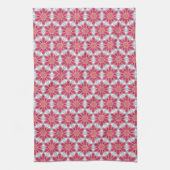 Sweet Pink daisy Pattern Theedoek (Verticaal)