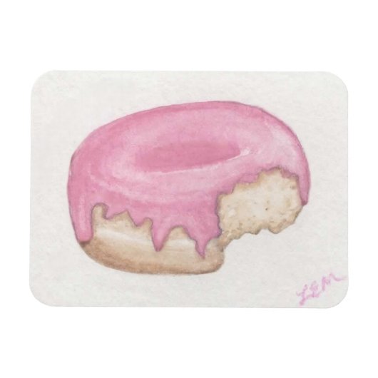 Sweet Pink Donut Magneet (Horizontaal)