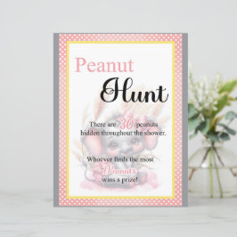 Sweet Pink Elephant Baby shower Duck Hunt Game