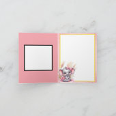 Sweet Pink Elephant - Peanut Smiles Bedankkaart (Binnen)