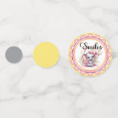 Sweet Pink Elephant - Peanut Smiles Confetti (Achterkanten)