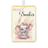 Sweet Pink Elephant - Peanut Smiles Luchtverfrisser (Achterkant)
