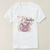 Sweet Pink Elephant - Peanut Smiles T-shirt (Design voorkant)