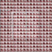 Sweet Pink Elephants Pattern Stof (Delen)