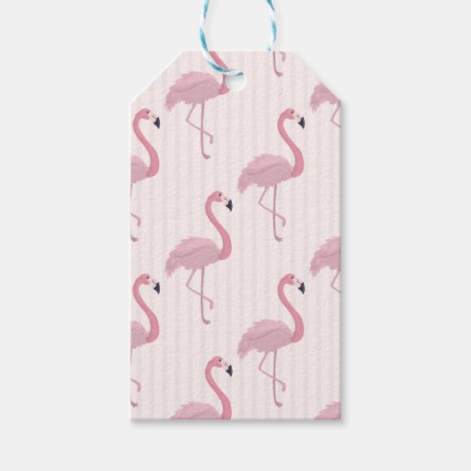 Sweet Pink Flamingo Cadeaulabel (Voorkant)