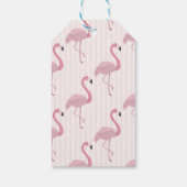 Sweet Pink Flamingo Cadeaulabel (Achterkant)