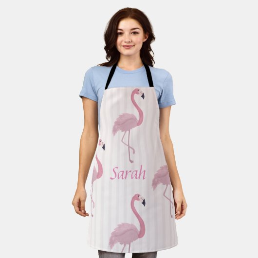 Sweet Pink Flamingo Schort (Gedragen)