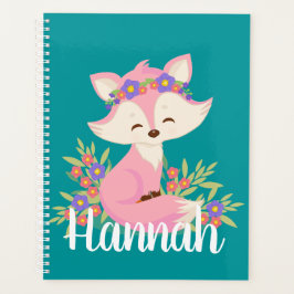 Sweet Pink Fox op maat Planner