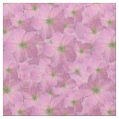 Sweet Pink Garden Flowers Pattern Stof (Close Up)
