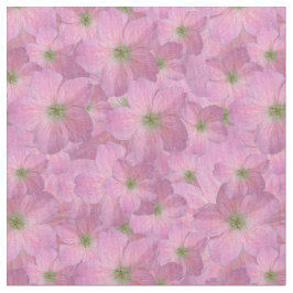Sweet Pink Garden Flowers Pattern Stof