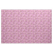 Sweet Pink Garden Flowers Pattern Stof (Fat Quarter)