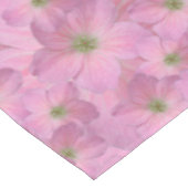 Sweet Pink Garden Flowers Pattern Tafelkleed (Gekanteld)