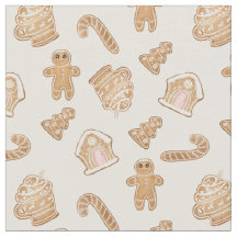 Sweet Pink Gingerbrood Kerstmis naadloos patroon