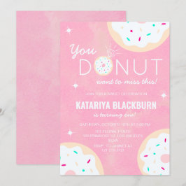 Sweet Pink Girl Verjaardag - Mis dit feest niet! Kaart