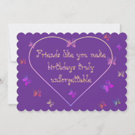 Sweet Pink Heart Butterflies Sweet 16 Verjaardag