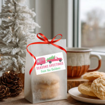 Sweet Pink Holiday Truck RV Camper kerstcadeau