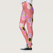 Sweet Pink Honey Kleurenpatroon Leggings (Links)