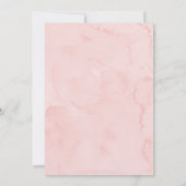 Sweet Pink Little Dumpling Baby shower Kaart (Achterkant)