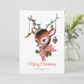 Sweet Pink  Rendier Niet-Foto Vakantie Kaart (Staand voorkant)