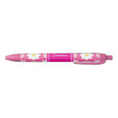 Sweet Pink Retro Floral Pattern Pen (Bodem)