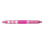 Sweet Pink Retro Floral Pattern Pen (Achterkant)