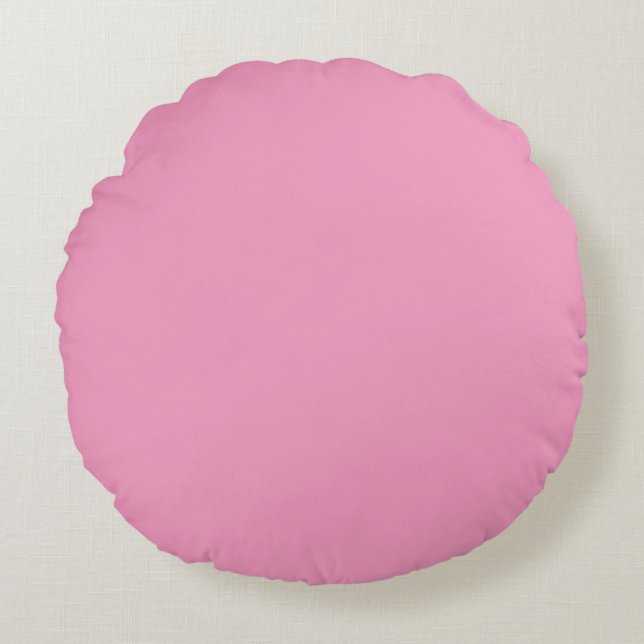 Sweet Pink Rond Kussen (Voorkant)