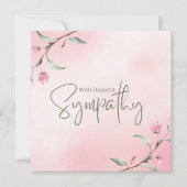 Sweet Pink Roses Sympathie (Voorkant)