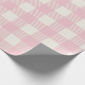 Sweet Pink Textured Pattern Wrapping Paper Cadeaupapier (Hoek)
