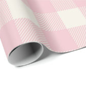 Sweet Pink Textured Pattern Wrapping Paper Cadeaupapier (Rol Hoek)