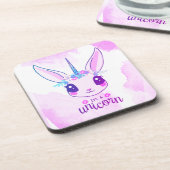 Sweet Pink Unicorn Beverage Coaster Bier Onderzetter (Linkerzijde)
