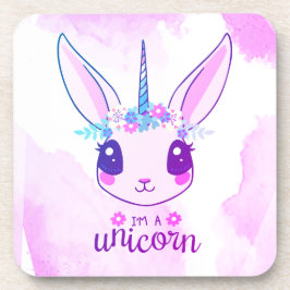 Sweet Pink Unicorn Beverage Coaster Bier Onderzetter