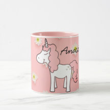 Sweet Pink Unicorn, Flowers en jouw naam