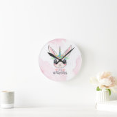 Sweet Pink Unicorn Ronde Klok (Huis)
