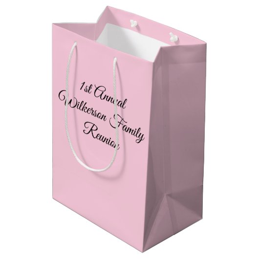 Sweet & Pink Vrijgezellenfeest: Medium Cadeauzakje (Achterkant Gekanteld)