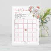 Sweet Pink |Vrijgezellenfeest van witte rozenbloem Kaart (Staand voorkant)