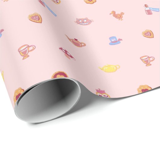 Sweet Pink Wonderland Waterverf Pattern Cadeaupapier (Rol Hoek)