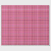 Sweet Pinks Pset Gingham Pattern Wrapping Paper Cadeaupapier (Vlak)
