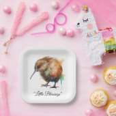 Sweet Pipi Kiwi, custom Papieren Bordje (Feest)