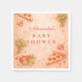 Sweet Pizza Baby Shower Servet (Voorkant)