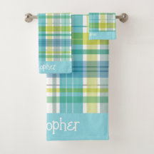 Sweet Plaid Pastel Blauw Groen Baby Deken