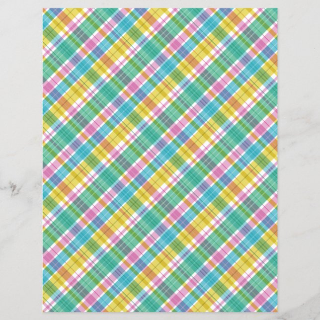 Sweet Plaid Pastel Muiticolors (Voorkant)