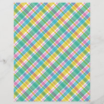 Sweet Plaid Pastel Muiticolors