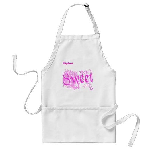Sweet Pnk Apron Standaard Schort (Voorkant)