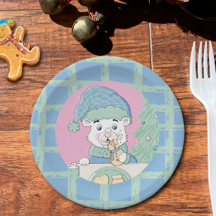 Sweet Polar Beer Eten Cookie Paper Bord