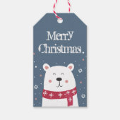 Sweet Polar Beer met sjaal Cadeaulabel (Voorkant)