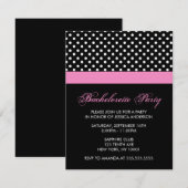 Sweet Polka Dots Pattern nodigt uit Kaart (Voorkant / Achterkant)