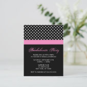 Sweet Polka Dots Pattern nodigt uit Kaart (Staand voorkant)