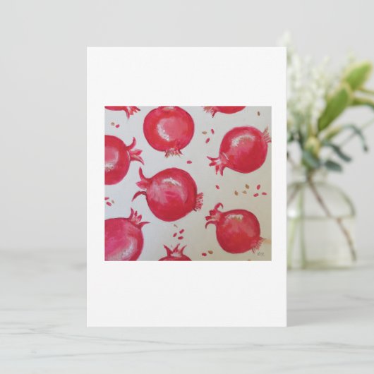 Sweet pomegranate kaart (Staand voorkant)