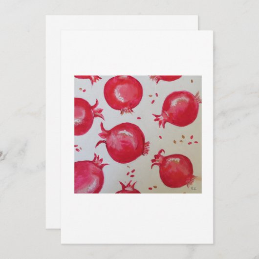 Sweet pomegranate  kaart (Voorkant / Achterkant)