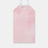 Sweet Pony Baby Horse Roze Bloemen Groen Douche Cadeaulabel (Achterkant)